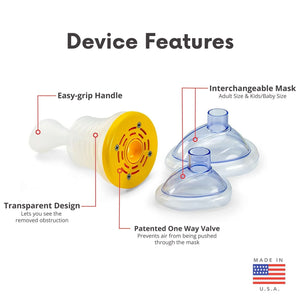 LifeVac Adult and Child Non-Invasive Choking First Aid Home Kit